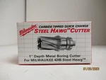 Milwaukee 49-57-1564 1-9/16 In. Quick Change Tang Drive Steel Hawg Cutter. Fixed Price $149.99.