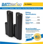2X 12V 2AH Nimh Battery For Makita 1210 632277-5 5092DW 6011DW. Fixed Price $56.45.