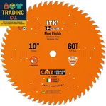 Cmt P10060 Itk Plus Finish Saw Blade, X Teeth, Atb+shear With 5/8-INCH. Fixed Price $61.99.