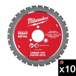 Milwaukee Cutting Blade For #10 1-1/4 Inch Rebar, Pieces. Fixed Price $889.97.