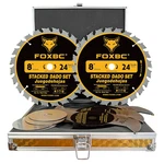 8" Carbide Stacking Dado Blade Set For Sawstop, Jet, Dewalt, Bosch - 14 Piec. Fixed Price $127.21.