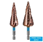 Hercules 3/16 In. To 1-1/8 #4 Cobalt Drill Bit (12-STEPS) + #5 (8-STEPS). Fixed Price $64.35.