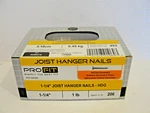National 0096078 Hot-dipped Galvanized Joist Hanger Nails, 1-1/4". Fixed Price $12.95.