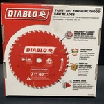Diablo D0740A 7-1/4" X Tooth Carbide Finish Circular Blades, 10 Pack.. Fixed Price $125.00.