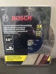 Bosch 10 In. Premium Segmented Diamond Blade 3X Life. Fixed Price $15.00.