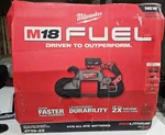 Milwaukee M18 Fuel 2729-22 Deep Cut Brushless Band Saw Kit 2X 5.0AH Batteries. Fixed Price $499.00.