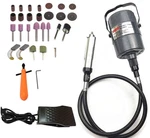 Flex Shaft Grinder Rotary Tool W/ Foot Pedal, 30PCS, Carving & Polishing. Fixed Price $68.99.