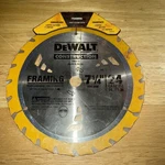 Dewalt DW3592B10 7-1/4-INCH 184MM 24 Carbide Teeth Circular Saw Blade. Fixed Price $23.00.