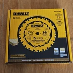 Dewalt 7-1/4" 24T Circular Saw Blade 10 Pack Framing Wood Carbide DW3724. Fixed Price $109.99.