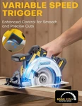 Brushless Cordless Circular Saw, For Dewalt 20V Max Battery, 61/2 Inch Alumin.... Fixed Price $38.64.