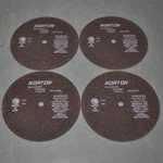 (4) Norton Abrasive Cut-off Wheels 66253022702, Type 1, 8" X 1/2", 57A60-M8B. Fixed Price $49.95.