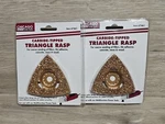 2 Lot Multi Tool Blades Chicago Electric Carbide Tipped Triangle Rasp 67461. Fixed Price $19.95.