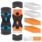 Aisoso Razor Scraper Tool 2 Pack, Blade With Orange+blue. Fixed Price $10.99.