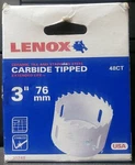 Lenox 30248 48CT 3" Carbide Tipped Bi-metal Hole Saw Usa. Fixed Price $24.00.