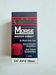 Morse Master Cobalt Bi-metal Hole Saw AV12 3/4" Diameter 19MM (5 Pack). Fixed Price $28.95.
