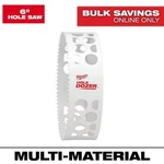 Milwaukee 6 In. Hole Dozer Bi-metal Saw. Fixed Price $26.95.