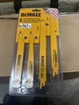 Dewalt Reciprocating Saw Blade Kit Pc. Model DWA4898 New Unopened. Fixed Price $16.19.