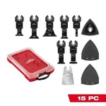 Milwaukee Universal Open-lok Oscillating Multi-tool Blade Kit 15 Pc 49-10-9114. Fixed Price $64.97.