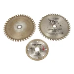 Circular Blades Set Of 3 Craftsman 7-1/4", Oldham Skilsaw 4-1/2". Fixed Price $18.29.