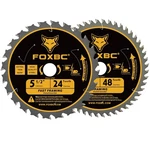Foxbc 5-1/2" Circular Saw Blade 24T 48T Fast Framing For Wood Cutting, 20MM.... Fixed Price $30.69.