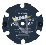 Bosch 7-1/4 Edge Fiber Cement Circular Saw Blade Tooth Carbide CB706FCB5. Fixed Price $12.49.