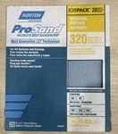 Norton Prosand 9" X 11" Sanding Sheets 320 Grit - Pack. Fixed Price $14.99.