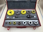 Starrett Hole Saw Kit Set W/ Arbor Pilot Bit Metal Case Usa High Speed. Fixed Price $72.95.