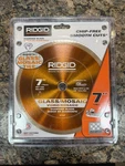 New Ridgid Inch Diamond Water Saw Blade For Glass Mosaic Tile GT70P Nip. Fixed Price $21.50.