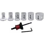 Disston Quickcore 7 Pc Set 1", 1-1/4", 1-1/2", 1-3/4", And 2-1/2" Hole. Fixed Price $63.95.
