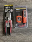 Klein Tools J2488SEN 8-INCH Diagonal Cutting Plier & ET45VP Electrical Test Kit. Fixed Price $45.00.