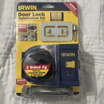 Irwin Lock Installation Kit 3111001 For Wood Doors Sealed. Fixed Price $18.99.