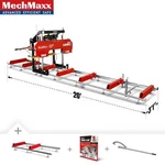 Mechmaxx Kohler 429CC 14HP Gas Engine 32'' Sawmill SETS,20' Track LENGTH,SM-32. Fixed Price $4299.00.