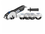 Dremel Ultra-saw US40-03 Corded Compact In 1 Circular Saw, 7.5 A, 4". Fixed Price $129.99.