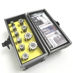 10 Piece Hss Milling Cutter Woodruff Keyseat 1/2" Shank Metalworking Hole. Fixed Price $235.39.