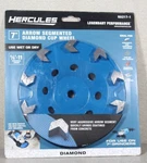 Hercules HA217-1 Arrow Segmented Diamond Cup Wheel 7". Fixed Price $45.00.