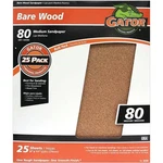 Gator 3277 Sanding Sheet, 11 L, 9 W, 80 Grit, Garnet Abrasive. Fixed Price $27.25.