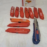 Of 11 Wiss WK8V Retractable Utility Knife With 3 Blades Carde LOT-529. Fixed Price $99.90.