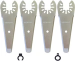 Oscillating Scraper Blades For Caulk Adhesive Sealant 4 - Taper, Silver. Fixed Price $22.43.