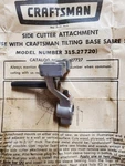 Sears Craftsman Sabre Saw Side Cutting Attachment Box 27727 Tool Vintage. Fixed Price $5.99.