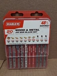 Diablo DJT20S Pc T-shank Jig Saw Blade Set For Wood & Metal (20-PIECE). Fixed Price $25.00.