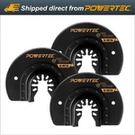 Powertec Oscillating Tool Blade Set 3PC Bi-metal Multi For Wood & Flush Cut. Fixed Price $15.99.