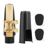 Alto Saxophones Mouthpieces Kit Metal Ligature Reed Cushions Plastic Cap Set. Fixed Price $23.23.