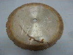 (a) Bad Vtg Carbide Sawmill Circular Blade 17 1/2" Diameter 1-1/4" Arbor. Fixed Price $40.00.