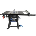 Delta 36-5100T2 15 Amp 30 In. Contractor Table Saw W/ Cast Ext. Wings New. Fixed Price $1697.00.