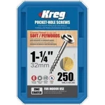 Kreg 250CT 114HOLE Screws SML-C125-250. Fixed Price $25.00.