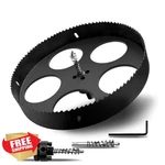 Yeuttyx 7.8" Black Hole Saw Heavy Duty Arbor. Fixed Price $40.99.