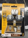 New Dewalt DWA423SET Oscillating Blade Assortment 3-PACK 1893 Free Shipping. Fixed Price $17.95.