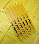 Dewalt DW4821 Reciprocating Saw Blade, In., 18-TPI Qty 6. Fixed Price $25.00.