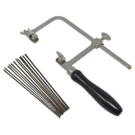 German Style Jewelers Saw Frame With 144 Assorted Blades. Fixed Price $38.23.