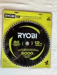 Ryobi A181202 Wood Miter Saw Blade, 60 Carbide Teeth Thin Kerf, Arbor. Fixed Price $30.95.